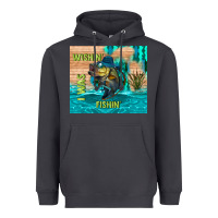 Wıshın I Was Fıshın Heavyweight Hoodie | Teevron