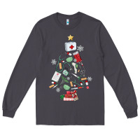 Smoke nurse christmas tree Long Sleeve Tee - MaliasSmallBusiness