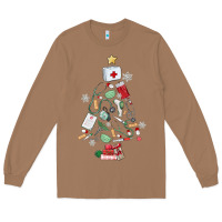 Toasted Coconut nurse christmas tree Long Sleeve Tee - MaliasSmallBusiness