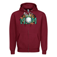 Burgundy Golf Mom Zipper Hoodie - Bettercallsaul