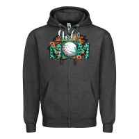 Charcoal Heather Golf Mom Zipper Hoodie - Bettercallsaul