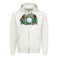 Oatmeal Heather Golf Mom Zipper Hoodie - Bettercallsaul