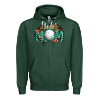 Sports Green Golf Mom Zipper Hoodie - Bettercallsaul