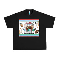 Black i'm just here for the snacks Urban Heavy Tee - MaliasSmallBusiness