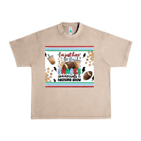 French Oak i'm just here for the snacks Urban Heavy Tee - MaliasSmallBusiness
