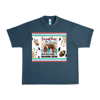 Midnight Navy i'm just here for the snacks Urban Heavy Tee - MaliasSmallBusiness