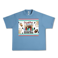 Pebble Blue i'm just here for the snacks Urban Heavy Tee - MaliasSmallBusiness