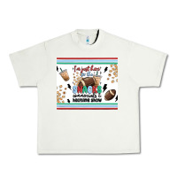 Pistachio i'm just here for the snacks Urban Heavy Tee - MaliasSmallBusiness