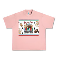 Salmon i'm just here for the snacks Urban Heavy Tee - MaliasSmallBusiness