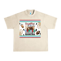 Sandshell i'm just here for the snacks Urban Heavy Tee - MaliasSmallBusiness