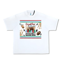 White i'm just here for the snacks Urban Heavy Tee - MaliasSmallBusiness