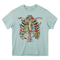 Arona Christmas Rib Cage Heavy Core Tee - FaDigitalArtStudio