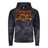 Cloud Black American Flag Firefighter Son Vintage Hoodie - LillyAllenDesigns