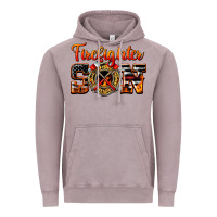 Vintage Zinc American Flag Firefighter Son Vintage Hoodie - LillyAllenDesigns