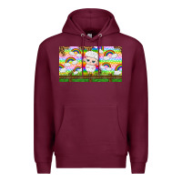 Burgundy cute sheep Premium Hoodie - TumblerDesignByShophia