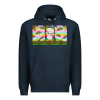 Navy cute sheep Premium Hoodie - TumblerDesignByShophia