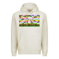 Oatmeal Heather cute sheep Premium Hoodie - TumblerDesignByShophia