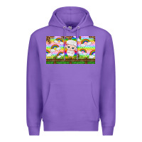 Purple cute sheep Premium Hoodie - TumblerDesignByShophia