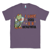 Lavender i love you u r beautiful frog Classic Tee - MaliasSmallBusiness