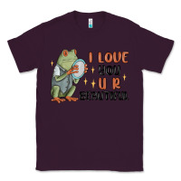 Plum i love you u r beautiful frog Classic Tee - MaliasSmallBusiness
