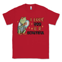 Red i love you u r beautiful frog Classic Tee - MaliasSmallBusiness
