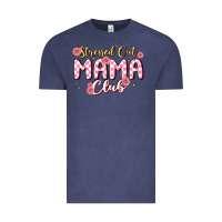 Vintage Denim stressed out mama club Vintage Tee - MaliasSmallBusiness