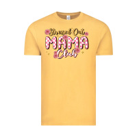 Vintage Mustard stressed out mama club Vintage Tee - MaliasSmallBusiness
