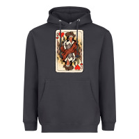 Smoke Queen Of Hearts Cowgirl Heavyweight Hoodie - HowdyJamesFarm