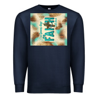 Navy faith with cross Premium Sweatshirt - TumblerDesignByShophia