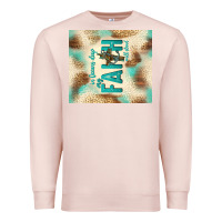 Pale Pink faith with cross Premium Sweatshirt - TumblerDesignByShophia