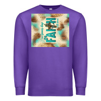 Purple faith with cross Premium Sweatshirt - TumblerDesignByShophia
