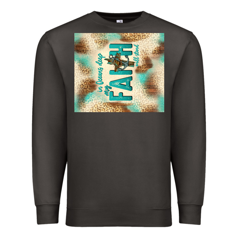 Faith With Cross Premium Sweatshirt by TumblerDesignByShophia | Teevron