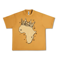 Peanut Butter africa with crown Urban Heavy Tee - MaliasSmallBusiness