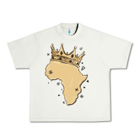 Pistachio africa with crown Urban Heavy Tee - MaliasSmallBusiness