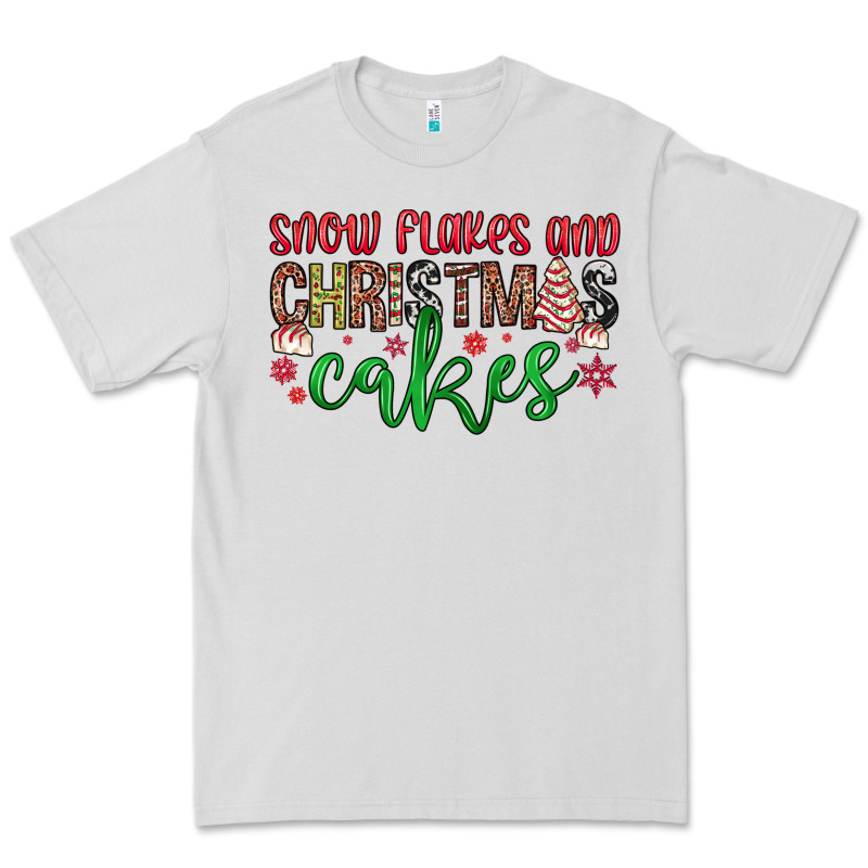 Snowflakes And Christmas Cakes Premium Tee by JahusDesignShop | Teevron
