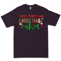 Plum Snowflakes and Christmas cakes Premium Tee - JahusDesignShop