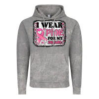 Cloud Rock i wear pink for my mom breast cancer awareness Vintage Hoodie - Jasminsmagicworld