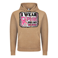 Vintage Coffee i wear pink for my mom breast cancer awareness Vintage Hoodie - Jasminsmagicworld