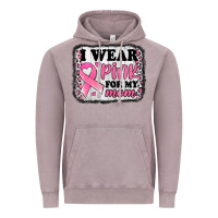 Vintage Zinc i wear pink for my mom breast cancer awareness Vintage Hoodie - Jasminsmagicworld