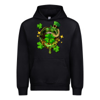 Black St. Patrick's Day lip Urban Hoodie - FaDigitalArtStudio
