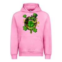 Fuchsia Pink St. Patrick's Day lip Urban Hoodie - FaDigitalArtStudio