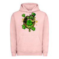 Pigment Salmon St. Patrick's Day lip Urban Hoodie - FaDigitalArtStudio