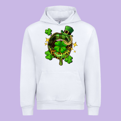 St. Patrick's Day Lip Urban Hoodie Designed By Fadigitalartstudio
