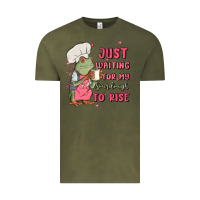 Vintage Olive waiting for my sourdough to rise Vintage Tee - MaliasSmallBusiness