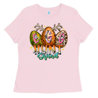 Bubblegum Pink egg hunt squad Ladies Tee - RacoonDesign