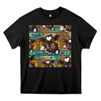 Black western baby calf seamless pattern Heavy Core Tee - HRA Design Shop