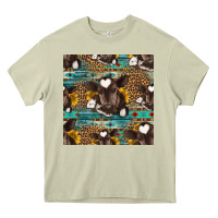 Mossy western baby calf seamless pattern Heavy Core Tee - HRA Design Shop