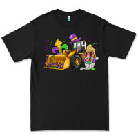 Black mardi gras gnome bulldozer Premium Tee - JahusDesignShop