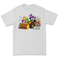 Dove Grey mardi gras gnome bulldozer Premium Tee - JahusDesignShop