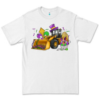 White mardi gras gnome bulldozer Premium Tee - JahusDesignShop